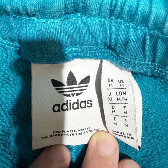 ADIDAS ADVENTURE GRAPHIC SHORTS Painted Geese W Hats Size Medium Blue - Picture 7 of 9